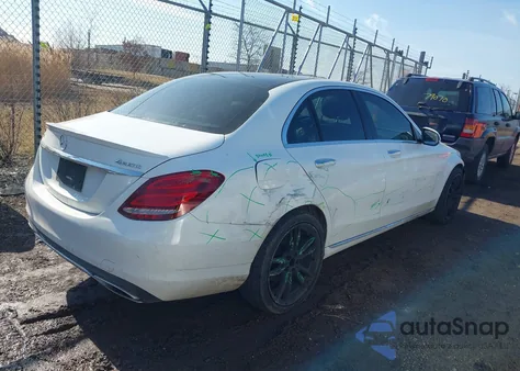 2016 Mercedes-Benz C 300 4Matic from USA, damaged, VIN 55SWF4KB7GU171787